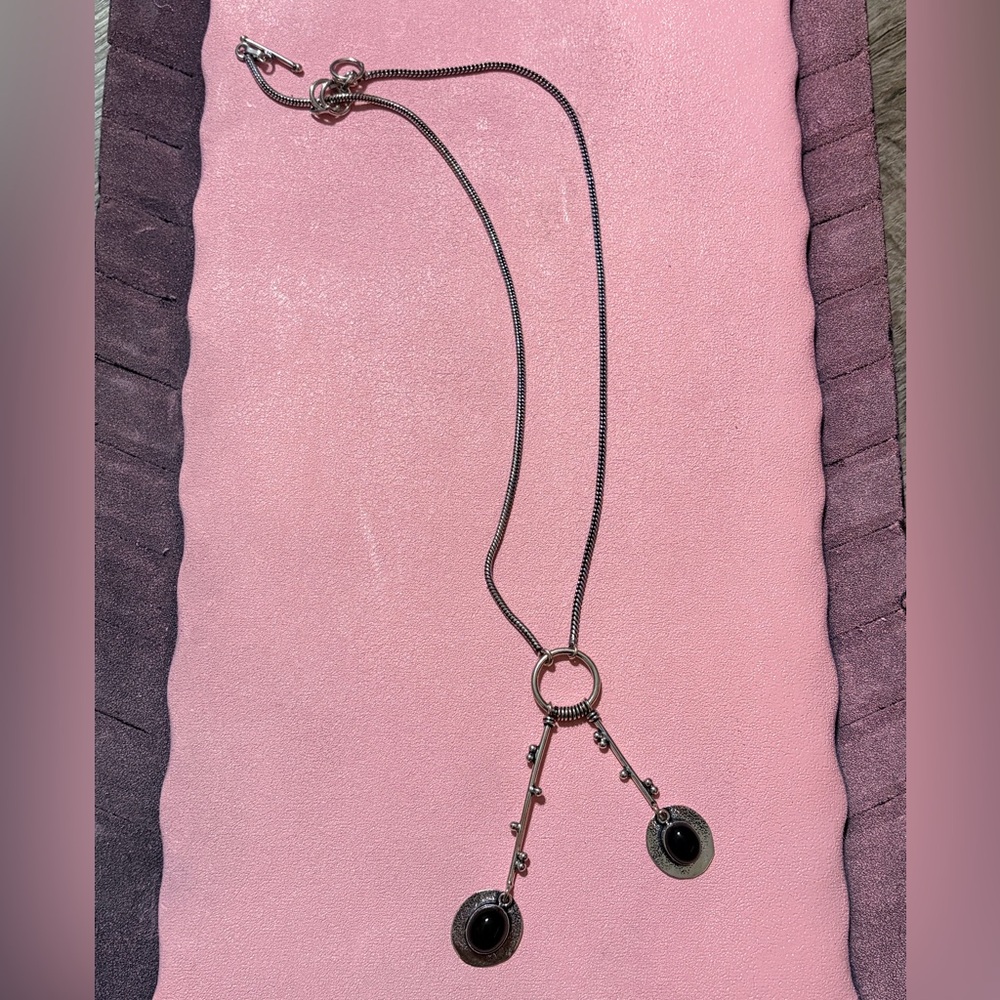 Sterling silver Black Onyx necklace